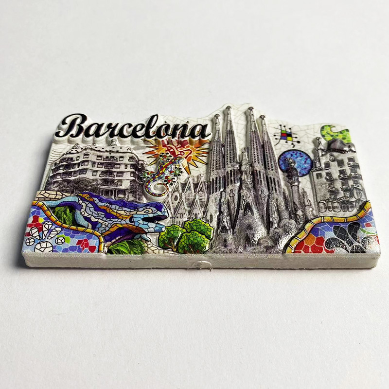 Barcelona Souvenirs Home Decor - Art Craft Magnet ulasan dan harga