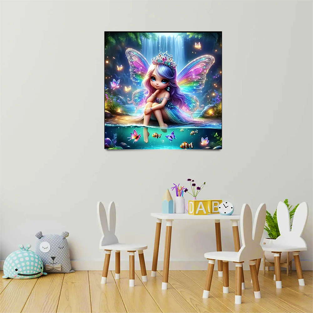Momoart Girl Diamond Mosaic Po - Art Craft Butterfly ulasan dan harga