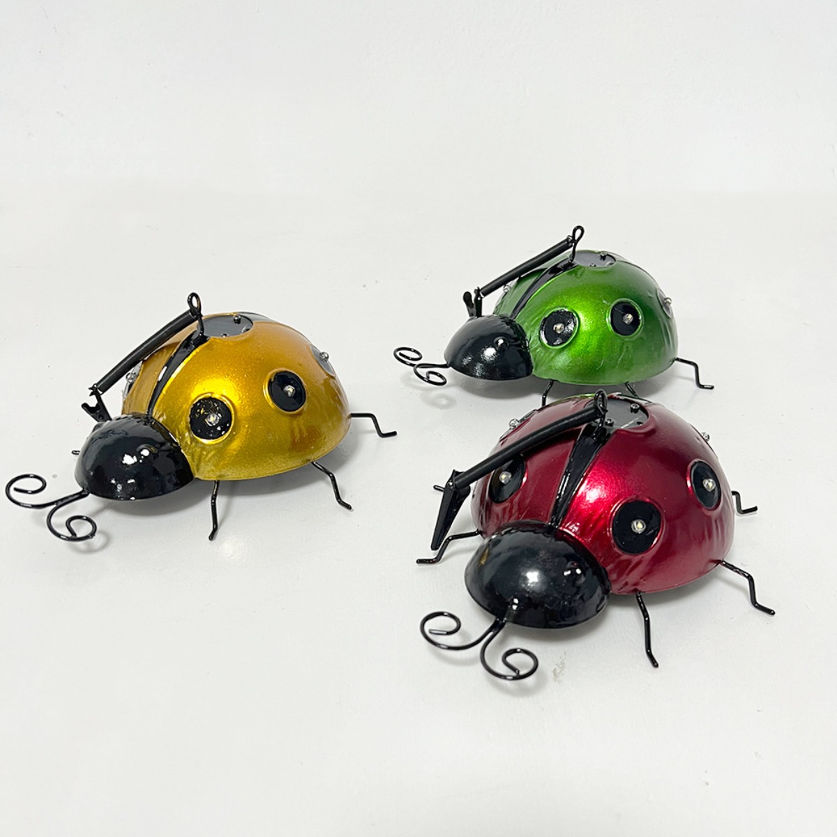 New Solar Iron Art Ladybug Cre - Art Craft Ladybug ulasan dan harga