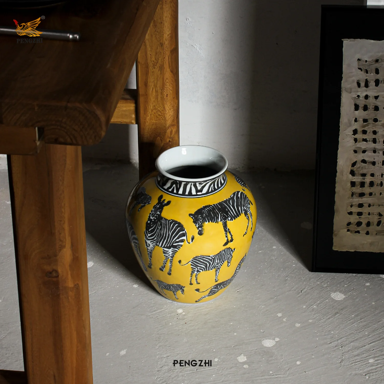 Creative Ceramic Vase Zebra Pa - Art Craft Zebra ulasan dan harga