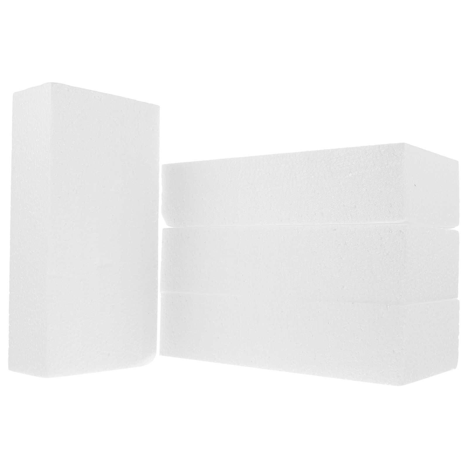 4Pcs Premium White Foam Blocks - Art And Craft Valentine ulasan dan harga
