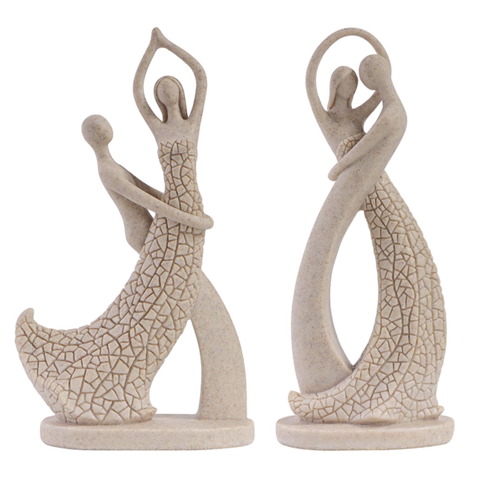 Hugging Couple Statue Abstract - Art And Craft Valentine ulasan dan harga