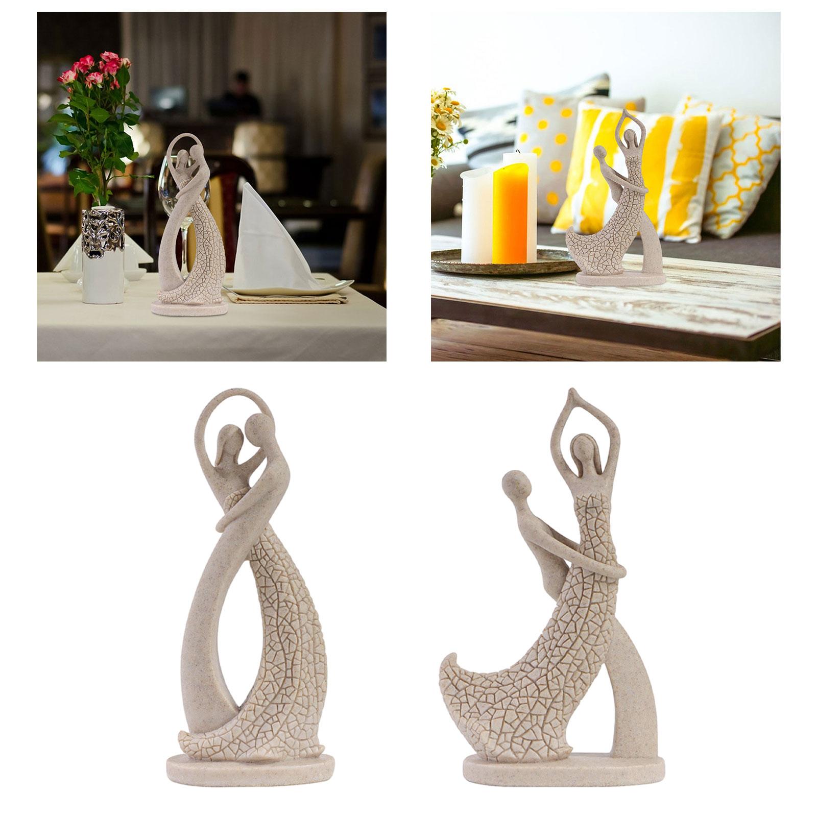 Hugging Couple Statue Abstract - Art And Craft Valentine ulasan dan harga
