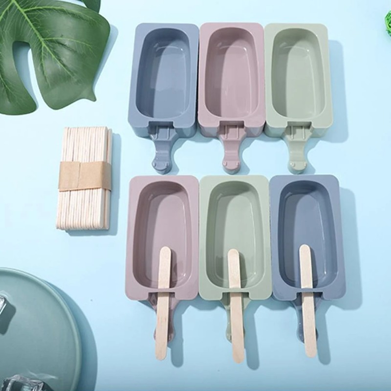  50/100Pcs Popsicle Sticks Pu - Art Craft Ice Cream ulasan dan harga