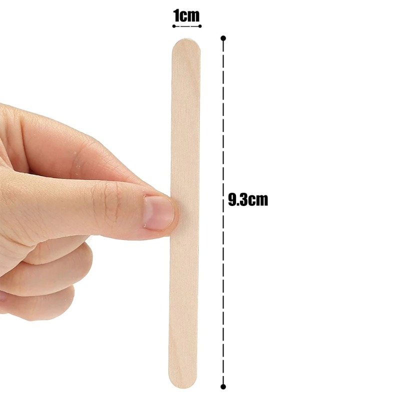  50/100Pcs Popsicle Sticks Pu - Art Craft Ice Cream ulasan dan harga