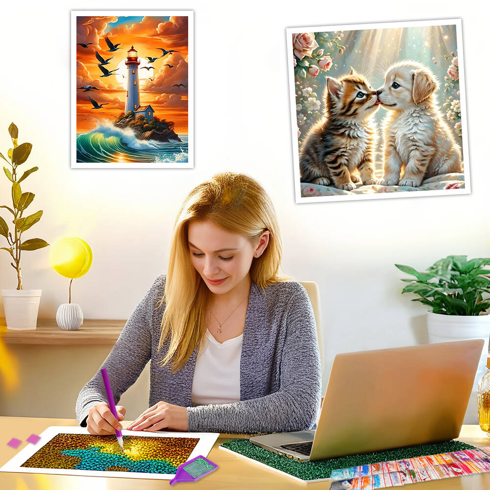 EverShine DIY 5D Diamond Paint - Art Craft Winter ulasan dan harga