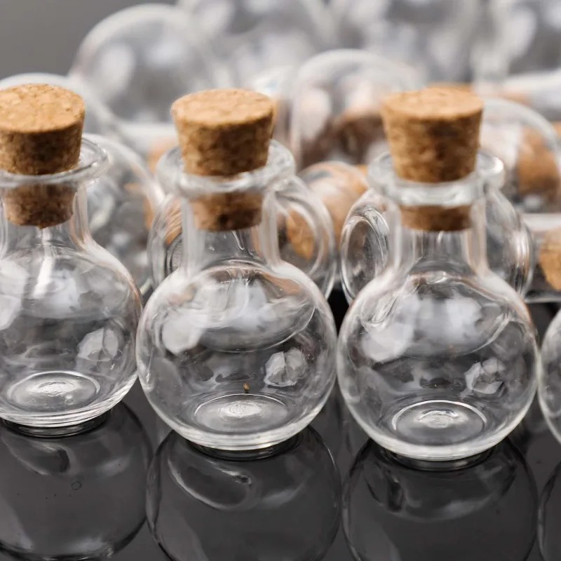 Transparent Mini Cork Stopper  - Art And Craft For Xmas ulasan dan harga