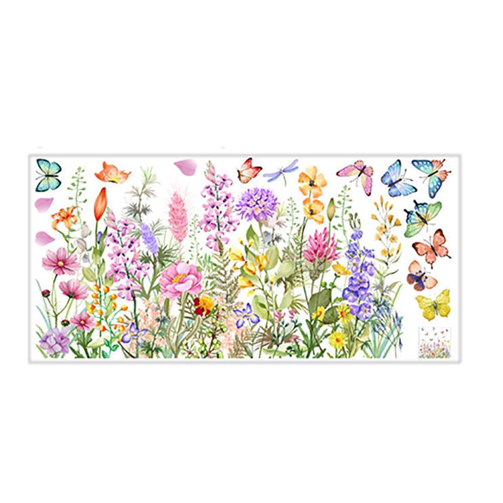 Double Sided Colorful Flowers  - Art Craft Butterfly ulasan dan harga