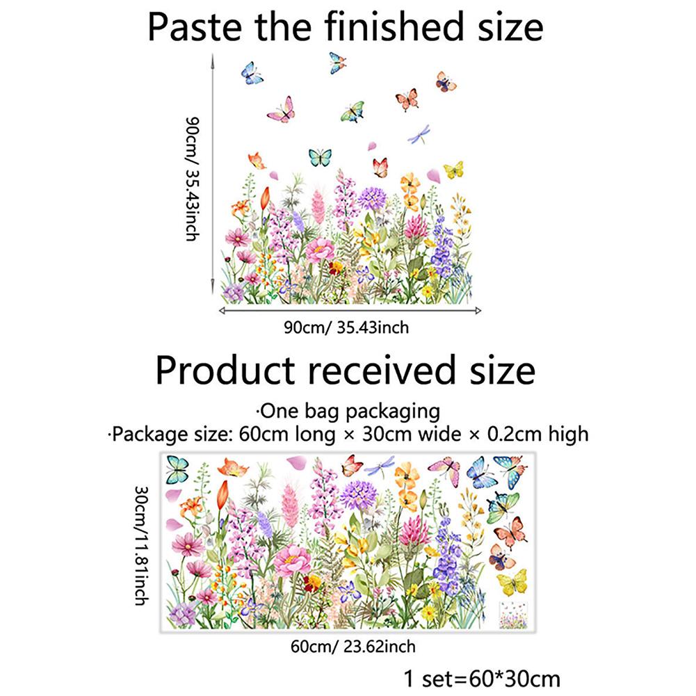 Double Sided Colorful Flowers  - Art Craft Butterfly ulasan dan harga