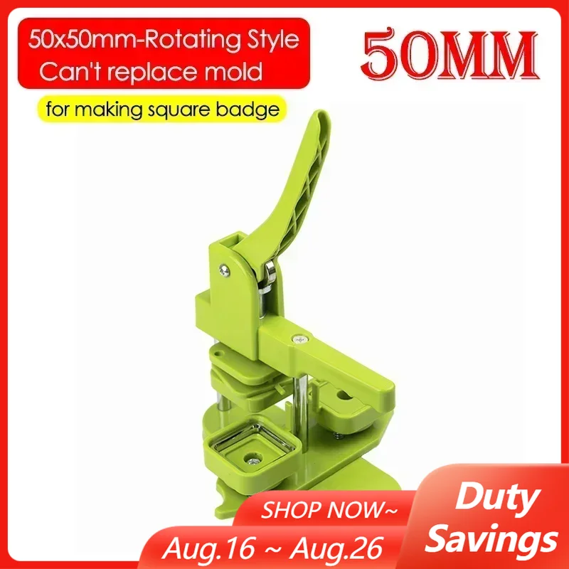 Rotating Style Square Badge Bu - Art Craft Magnet ulasan dan harga