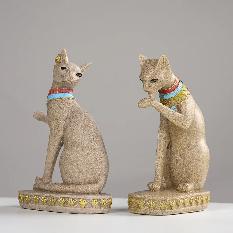 14cm Egyptian Cats God Art Sta - Art Craft Decoration Ideas ulasan dan harga