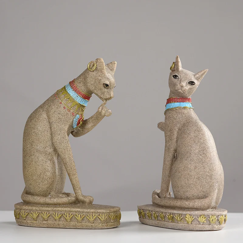 14cm Egyptian Cats God Art Sta - Art Craft Decoration Ideas ulasan dan harga