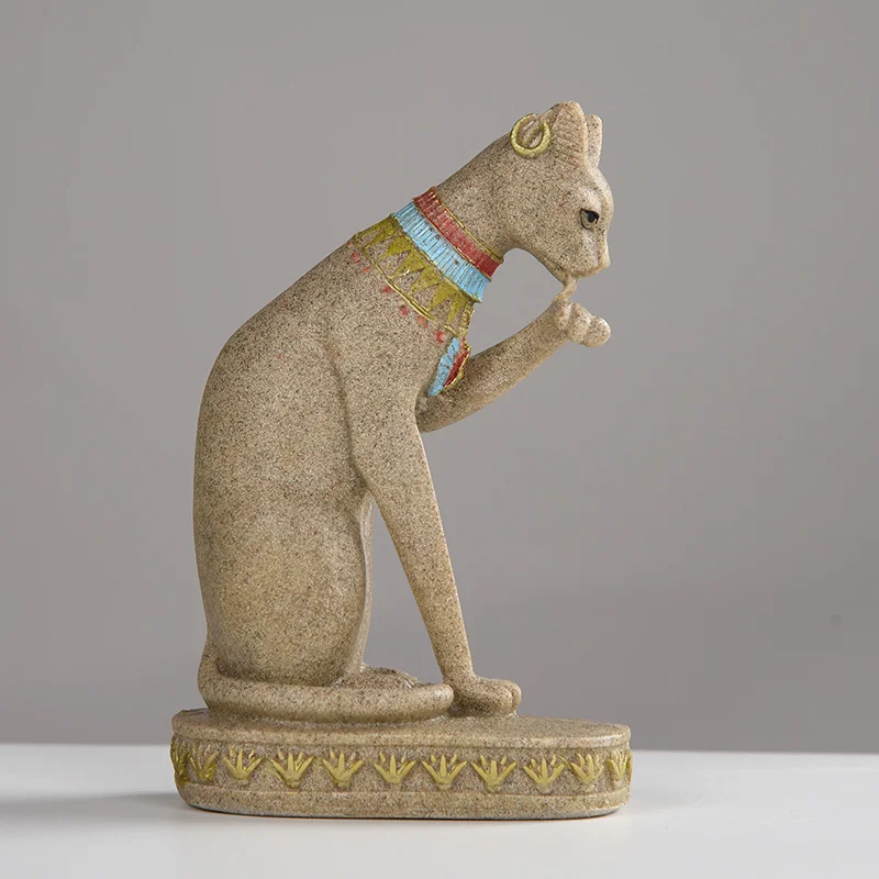 14cm Egyptian Cats God Art Sta - Art Craft Decoration Ideas ulasan dan harga