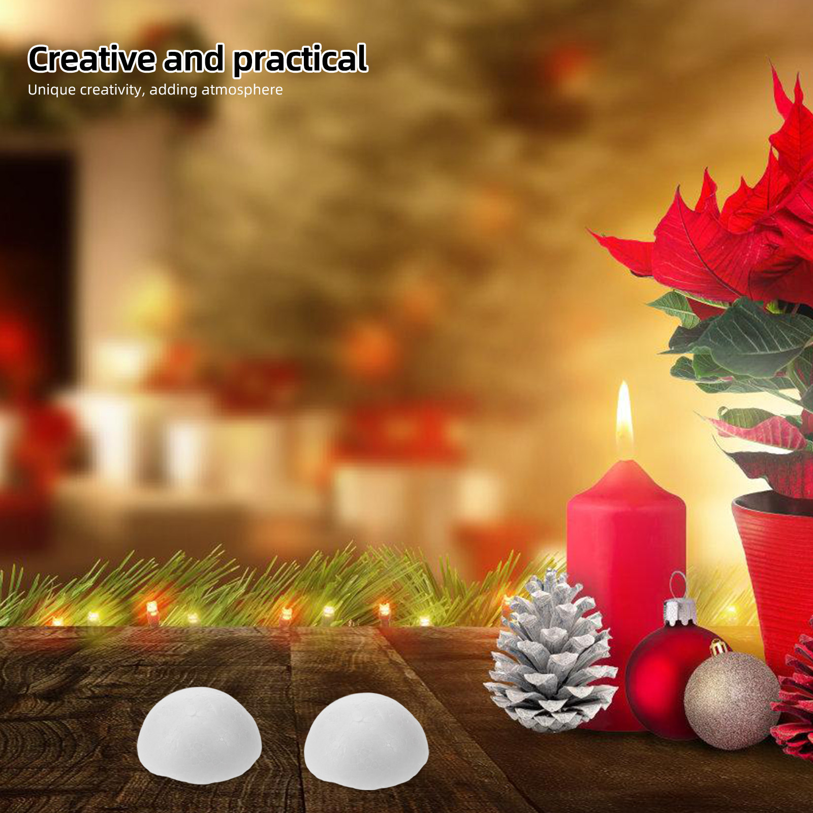 10Pieces 5Cm White Polystyrene - Art Craft For Kids ulasan dan harga