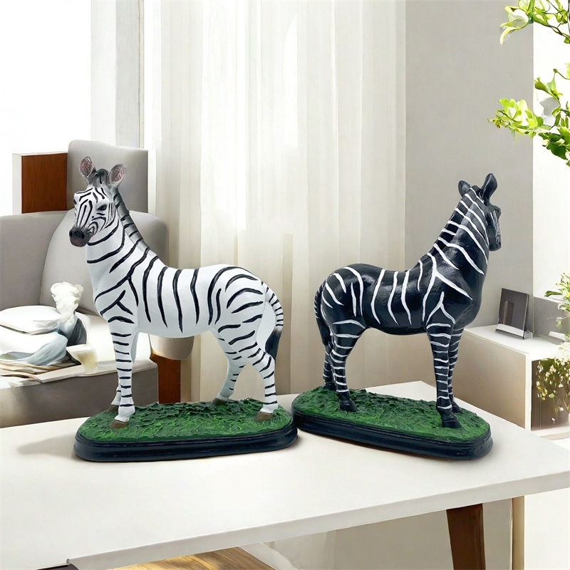 Artistic Zebra Sculpture Handm - Art Craft Zebra ulasan dan harga