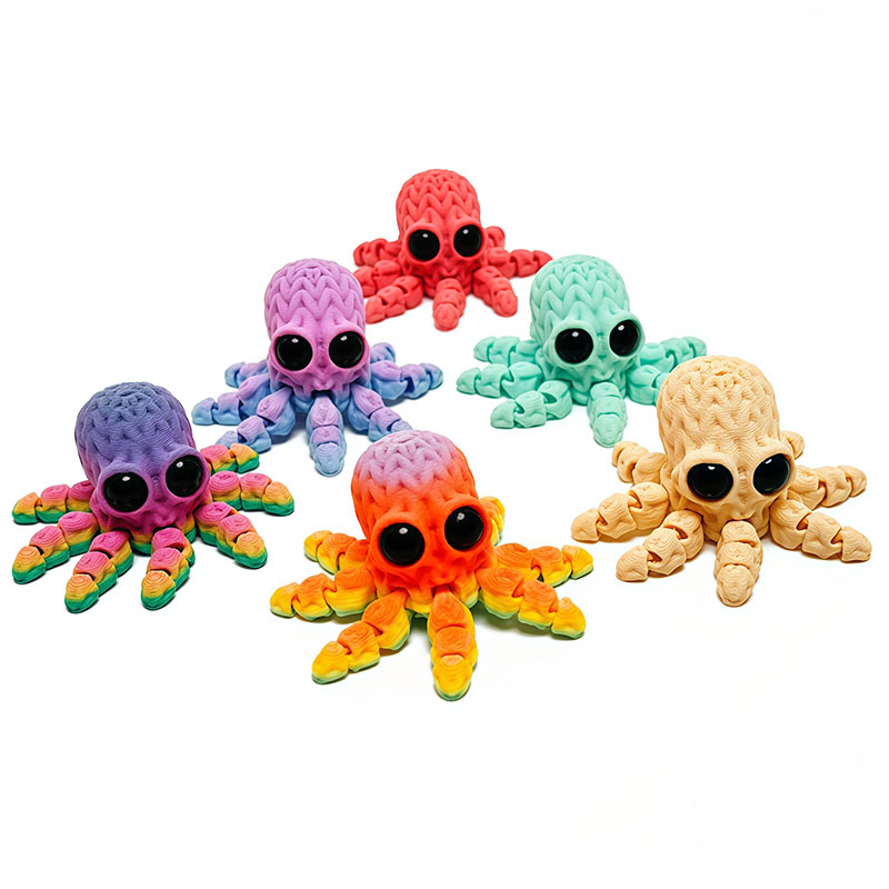 Adorable 3D Printed Octopus Fr - Art Craft Magnet ulasan dan harga