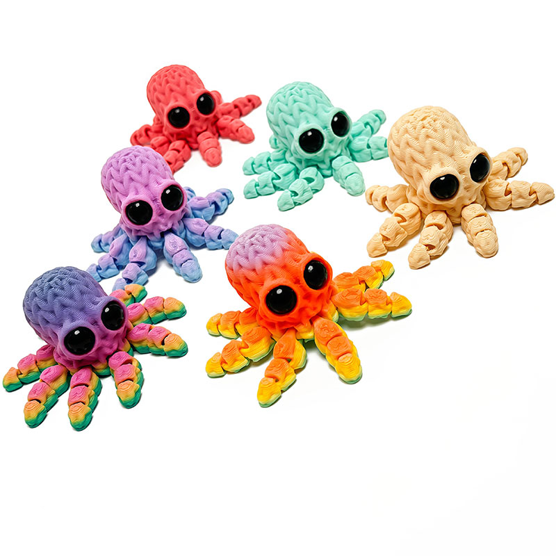 Adorable 3D Printed Octopus Fr - Art Craft Magnet ulasan dan harga