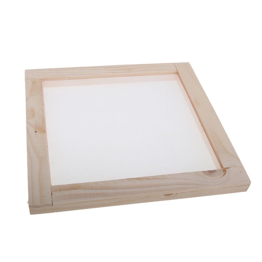 Wooden Paper Making Screen Rec - Art Craft Recycled Materials ulasan dan harga