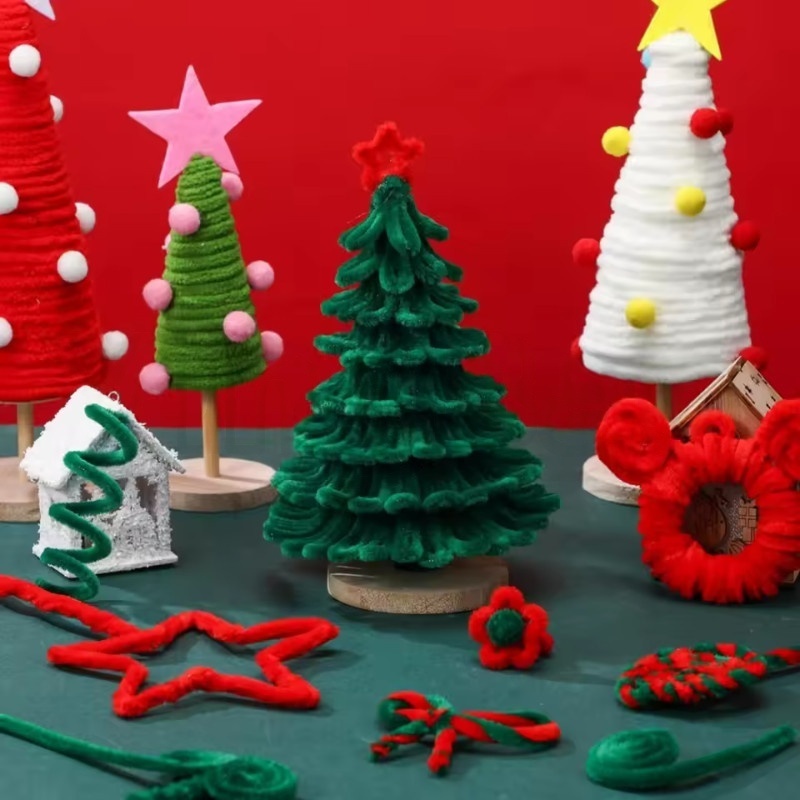 100-300 Pcs Thick Christmas Re - Art Craft New Year ulasan dan harga