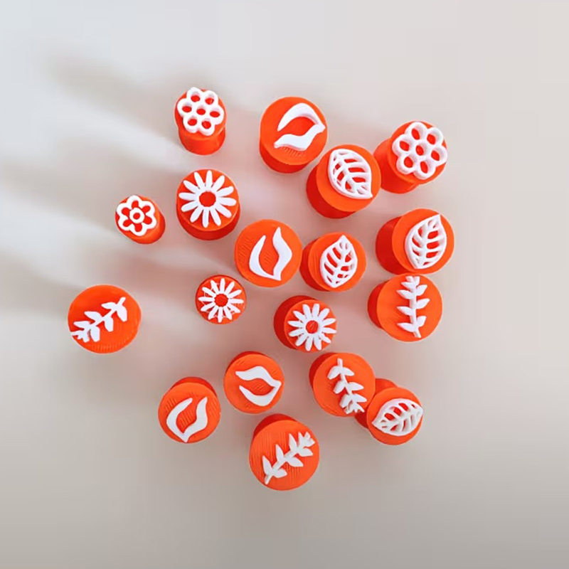 6 Piece Clay Stamp Molding Kit - Art Craft Leaves ulasan dan harga