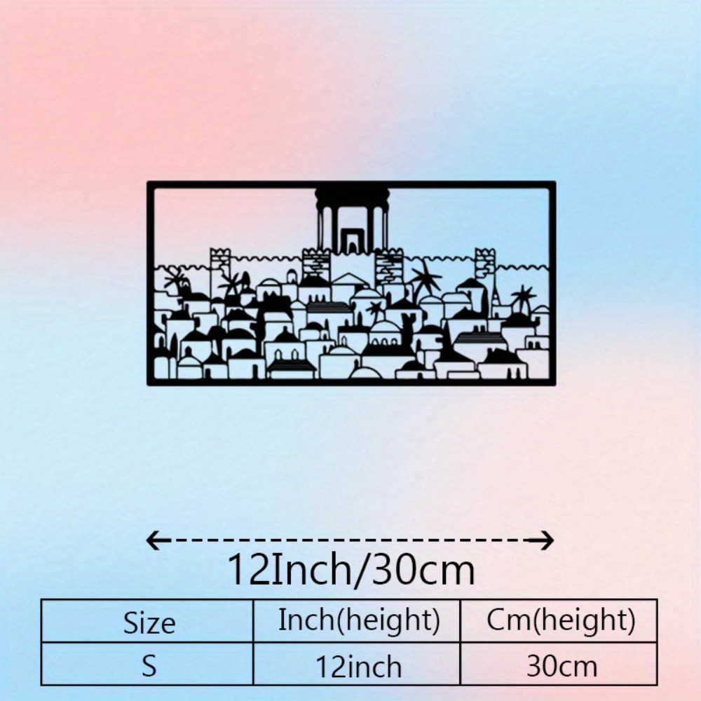 CIFBUY Metal Wall Art Jerusale - Art & Craft Of Problem Solving ulasan dan harga