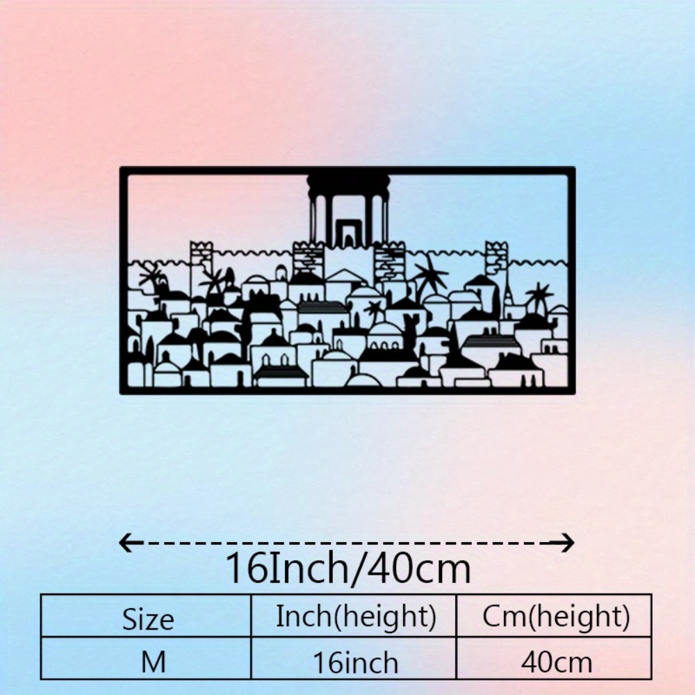 CIFBUY Metal Wall Art Jerusale - Art & Craft Of Problem Solving ulasan dan harga