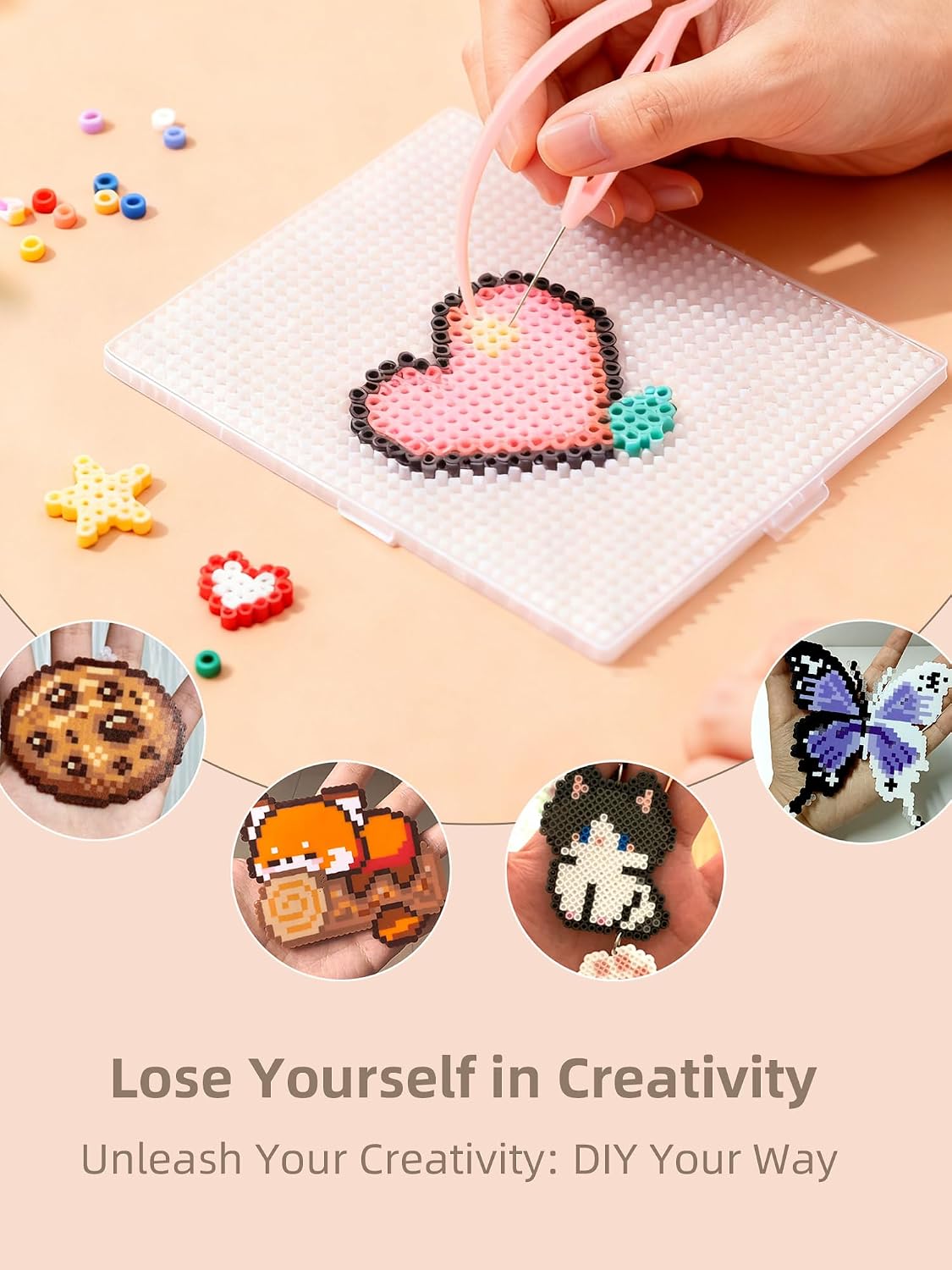 Fuse Beads Kit-Easy DIY-96 Col - Art Craft Usa ulasan dan harga